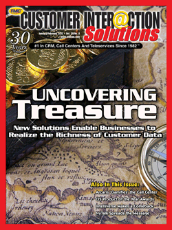 Customer Interaction Solutions Magazine January 2012