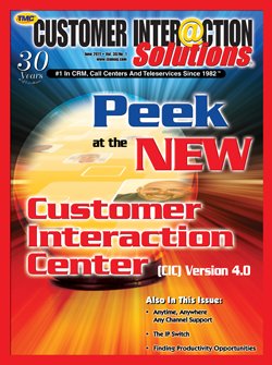 Customer Interaction Solutions Magazine June 2011