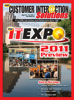 Customer Interaction Solutions Magazine August 2011