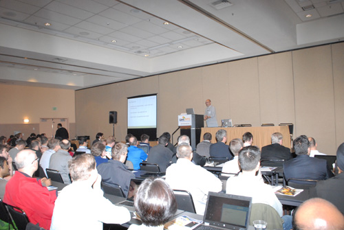 Capacity crowd at Google's pre-con WebRTC workshop