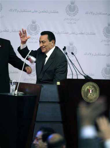 president hosni mubarak son. Egyptian President Hosni