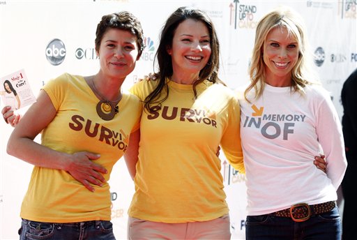 Maura Tierney, left, Fran Dresc...