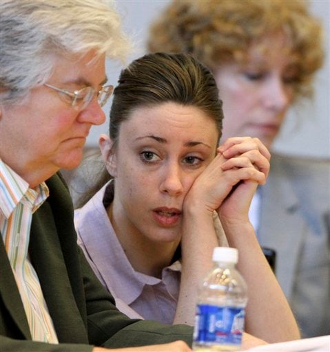 casey anthony trial live streaming. Casey Anthony lowered her head