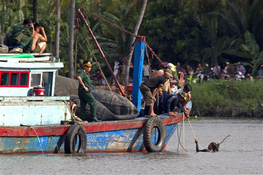 Vietnam Boat Sinks