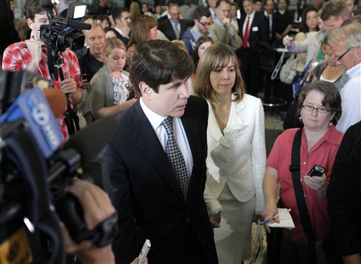 Convicted Blagojevich faces prospect of prison 