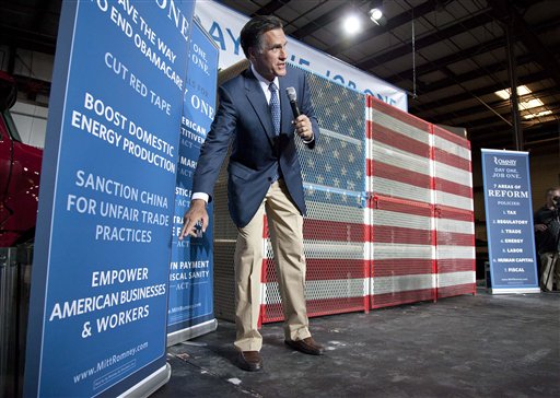 Gov. Mitt Romney talks about his plan for creating jobs and improving ...