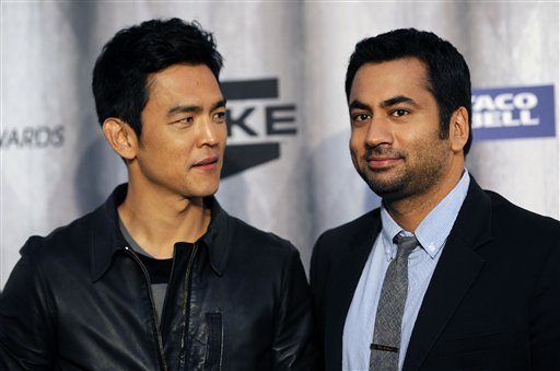 Actors John Cho, left, and Kal ...