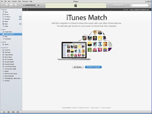 
 This screen shot provided by Apple.com, shows a page from iTunes Match. Apple�s iTunes Match is fundamentally more oriented to work with downloading in mind, and it meshes well with your existing song library, either on your device or on your computer. (AP Photo/Apple.com)
 