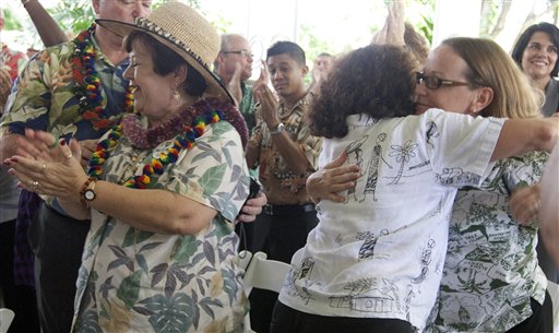  Gov. Neil Abercrombie signs the Hawaii Civil Unions bill into law ...
