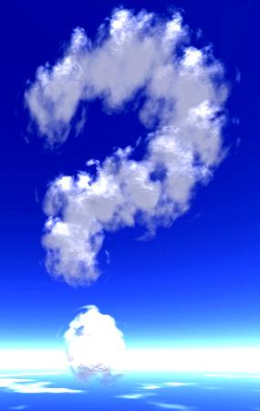 cloud question mark