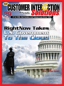 RightNow Takes U.S. Government to the Cloud