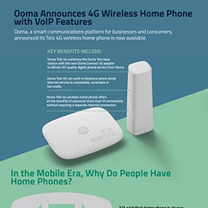4G Wireless Home Phone with VoIP Features Announced Today


