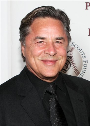 
 ** FILE ** In this Jan. 17, 2009 file photo, Don Johnson poses for photographers at the Professional Baseball Scouts Foundation's 6th Annual 'In the Spirit of the Game' in Los Angeles. (AP Photo/Rene Macura, file)
 
