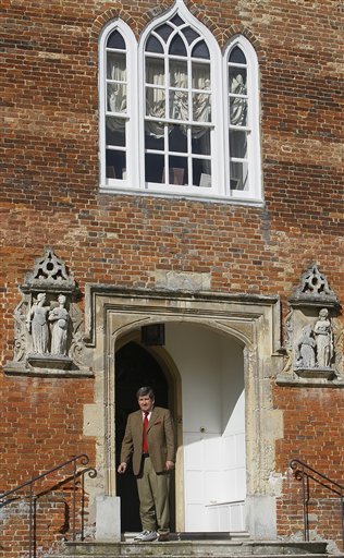 
 In this photo taken Thursday, Sept. 9, 2010, Lord Camoys speaking to the Associated Press at his country seat in Stonor, England. (AP Photo/Alastair Grant)
 