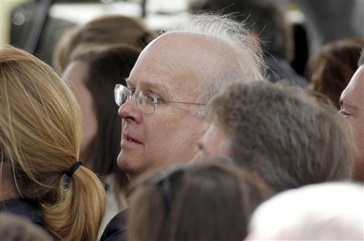 
 Former White House Senior Adviser Karl Rove listens as first lady Michelle Obama speaks during a commemorative service the temporary Flight 93 memorial in Shanksville, Pa., Saturday, Sept. 11, 2010. (AP Photo/Gene J. Puskar)
 