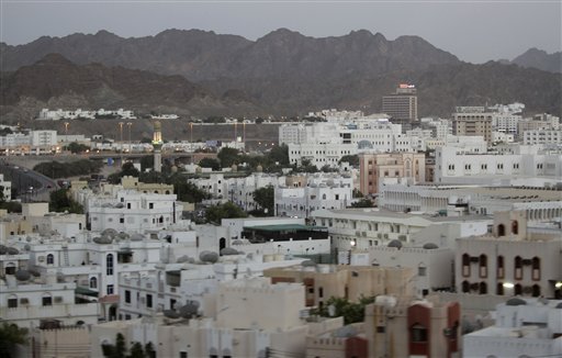 
 A general view of the city, in Muscat, Oman, Wednesday Sept. 15, 2010. Oman's royal leaders have always preferred the understated approach: No highrises like their Gulf neighbors and policies that quietly balance the West and nearby Iran. Their role as middlemen and maybe money men to free American Sarah Shourd from Iran has thrust Oman into a rare spot at center stage. (AP Photo/Kamran Jebreili)
 