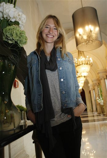 
 American model Sara Ziff poses in Paris, Monday, Sept. 27, 2010. Ziff who began her decade-long career at age 14, started making home videos backstage as a lark along with Ole Schell, a NYU film school student. Ziff says she hopes 'Picture Me,' which opens in France next month, will be a 'catalyst for change' in the industry. (AP Photo/Jacques Brinon)
 