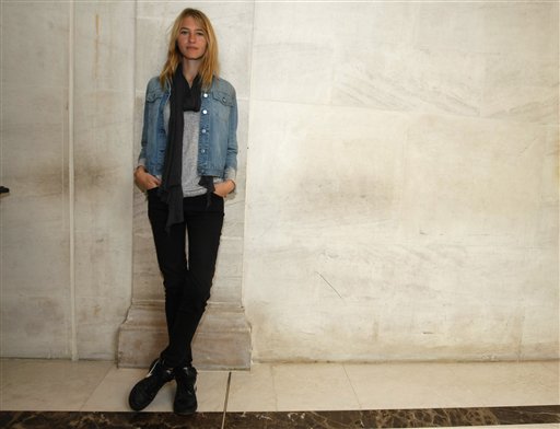 
 American model Sara Ziff poses in Paris, Monday, Sept. 27, 2010. Ziff who began her decade-long career at age 14, started making home videos backstage as a lark along with Ole Schell, a NYU film school student. Ziff says she hopes 'Picture Me,' which opens in France next month, will be a 'catalyst for change' in the industry. (AP Photo/Jacques Brinon)
 