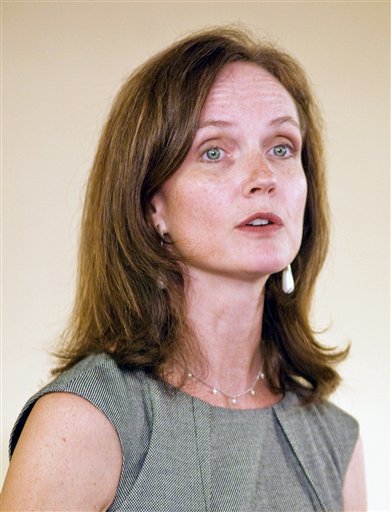 
 In this Aug. 31, 2010 photo from the United States Department of Agriculture, Elisabeth Hagen, the new undersecretary of food safety speaks to Food Safety Inspection Service employees at the 2010 FSIS Diversity Training Conference in Arlington, Va. The first outbreak linked to a rare strain of E. coli in ground beef is prompting a fresh look at tougher regulations to protect the nation's meat supply. Hagen, has signaled interest in expanding federal oversight of meat beyond the most prevalent strain of E. coli. Meat plants already must test for that strain. Cargill recalled about 8,500 pounds of ground beef on Saturday Aug. 28, 2010 and regulators warned consumers to throw out frozen meat purchased at BJ's Wholesale Clubs in eight eastern states. (AP Photo/USDA, Bob Nichols)
 
