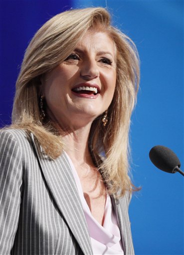 
 FILE - In this Sept. 23, 2010 file photo, Arianna Huffington speaks at the Clinton Global Initiative in New York. It was announced Monday Feb. 7, 2011 that AOL Inc. is buying online news hub Huffington Post and that Huffington will be put in charge of AOL's growing array of content. (AP Photo/Mark Lennihan, file)
 