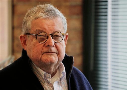 
 In this photo taken Feb. 16, 2011, Stanley Tigerman, one of Chicago�s renowned architects, poses at his office in Chicago. Tigerman was interviewed by The Associated Press on the challenges that will face Chicago's next mayor. The election is Feb. 22, 2011.(AP Photo/M. Spencer Green)
 