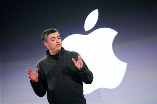 
 Eddy Cue, vice president of Apple, attends the launch of The Daily, Wednesday, Feb. 2, 2011 in New York. The Daily is the world's first iPad-only newspaper. (AP Photo/Mark Lennihan)
 