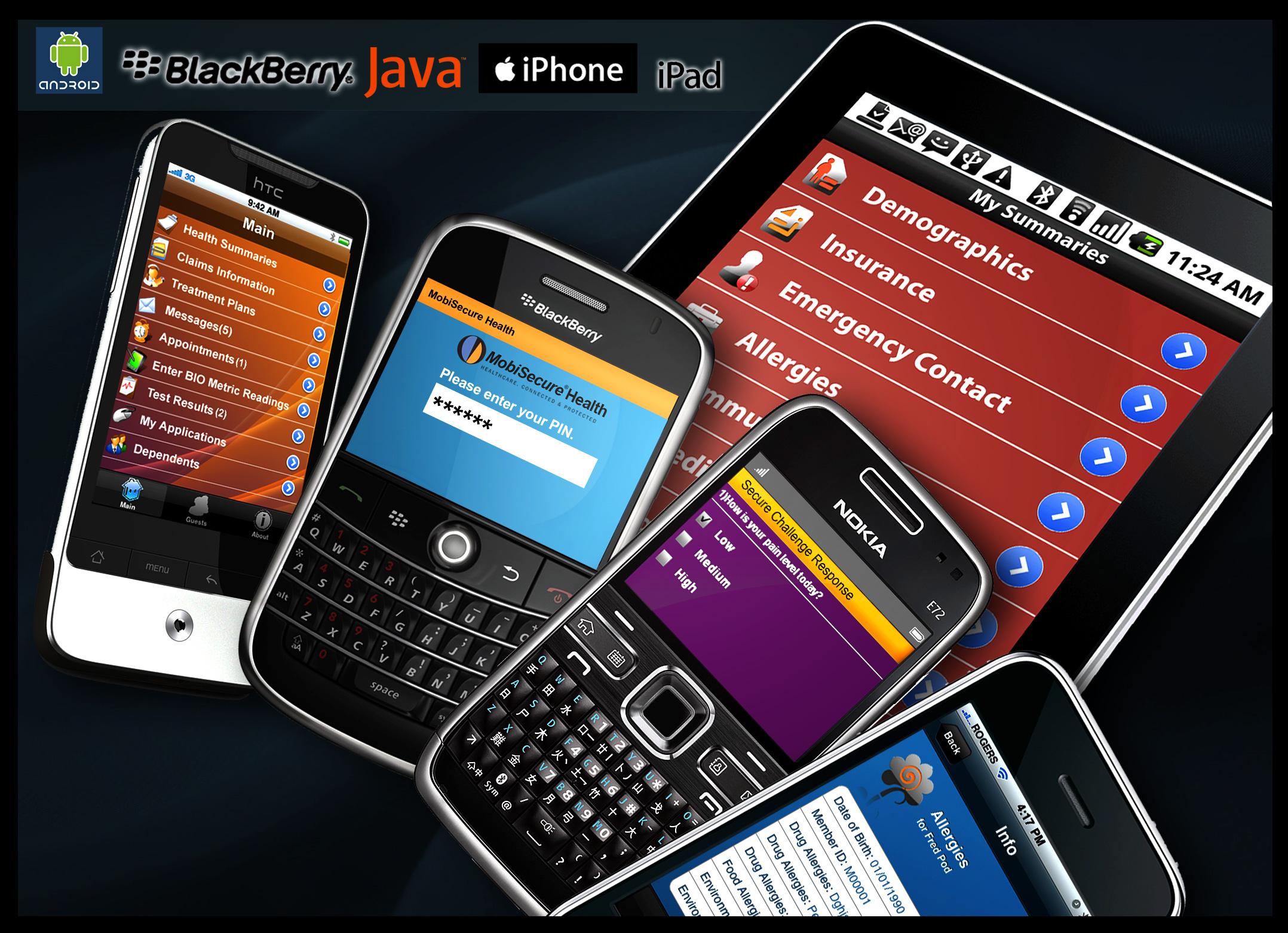 Blackberry Java iPhone iPad